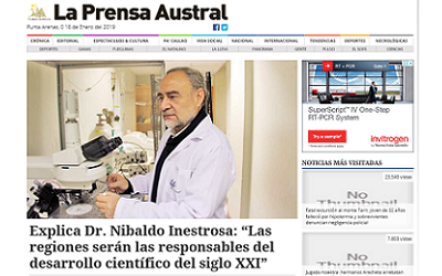 Dr. Nibaldo Inestrosa: “Las regiones serán las responsables del desarrollo científico”