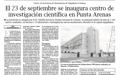 «El Pingüino» de Punta Arenas destaca la próxima inauguración del CEBIMA